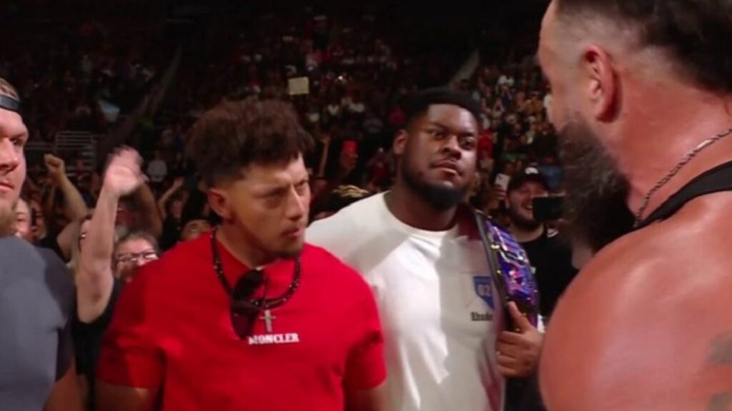 Breaking: Randi Mahomes Defends Son as Braun Strowman Confronts Patrick Mahomes