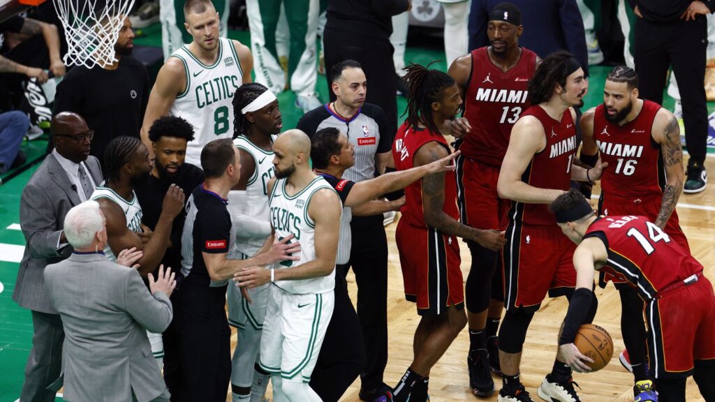 Aggressive Foul: It was not a foul NBA defend Caleb Martin over Jayson Tatum foul