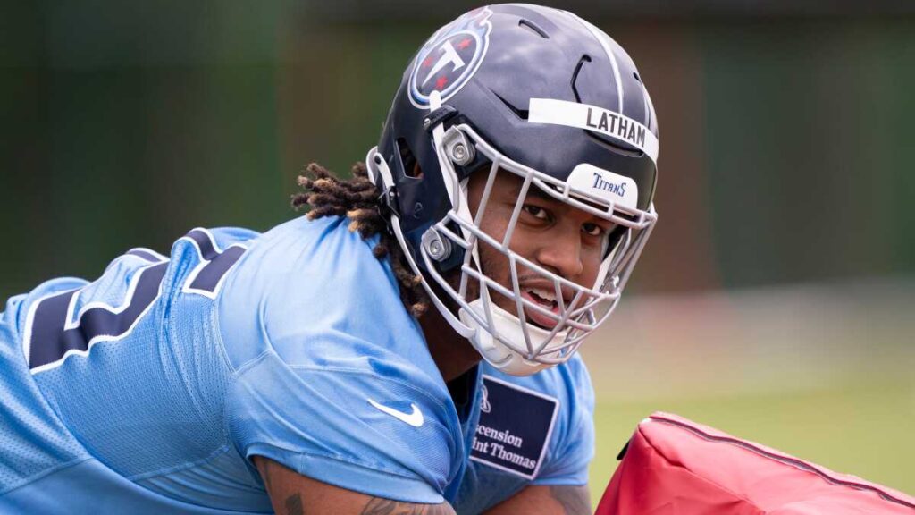 Breaking: JC Latham finalizes rookie deal with the Tennessee Titans.