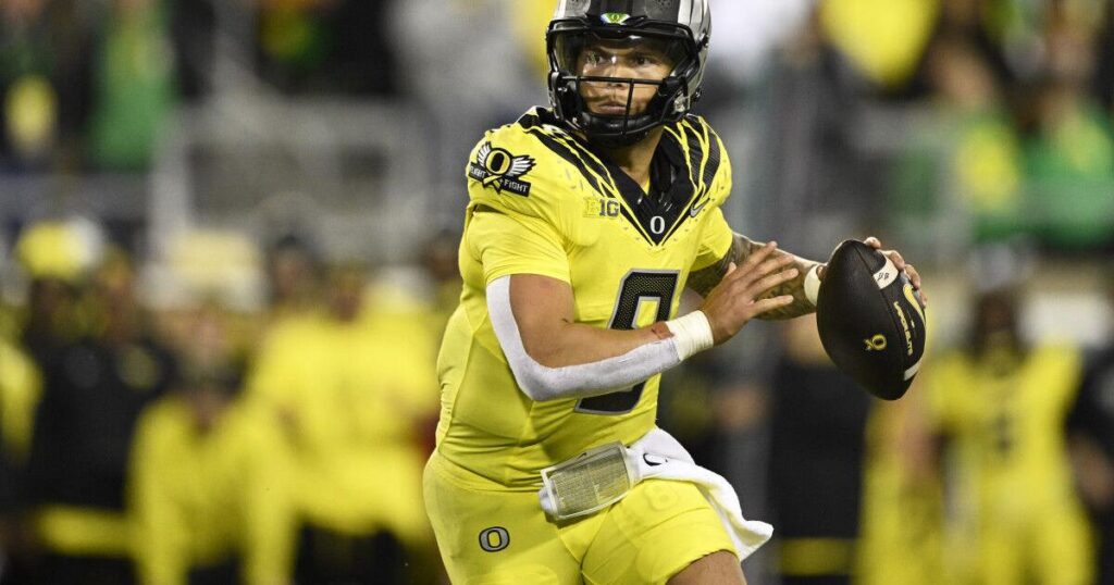 Oregon Coach Dan Lanning Takes Heat for Statement QB Dillon Gabriel