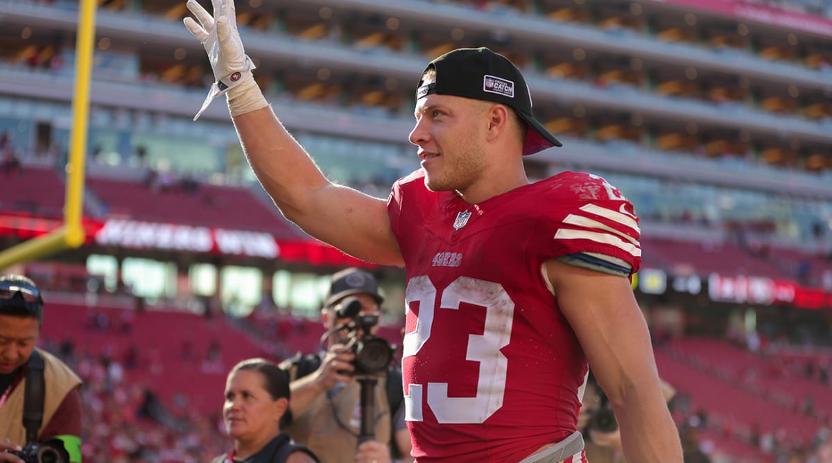 Read more about the article Brenking News;Christian McCaffrey: The Electrifying Star Who Carries the Weight of Greatness Amidst the Pain of the Game…….see more