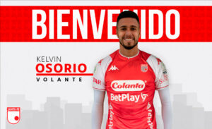 Read more about the article “Estoy regresando: el mediocampista formal de Independiente Santa Fe, Kelvin Osorio, termina su contrato con Deportivo Pereira anunciando su regreso a…”